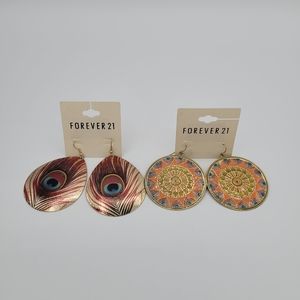 Forever 21 pierced earring bundle 2 pairs